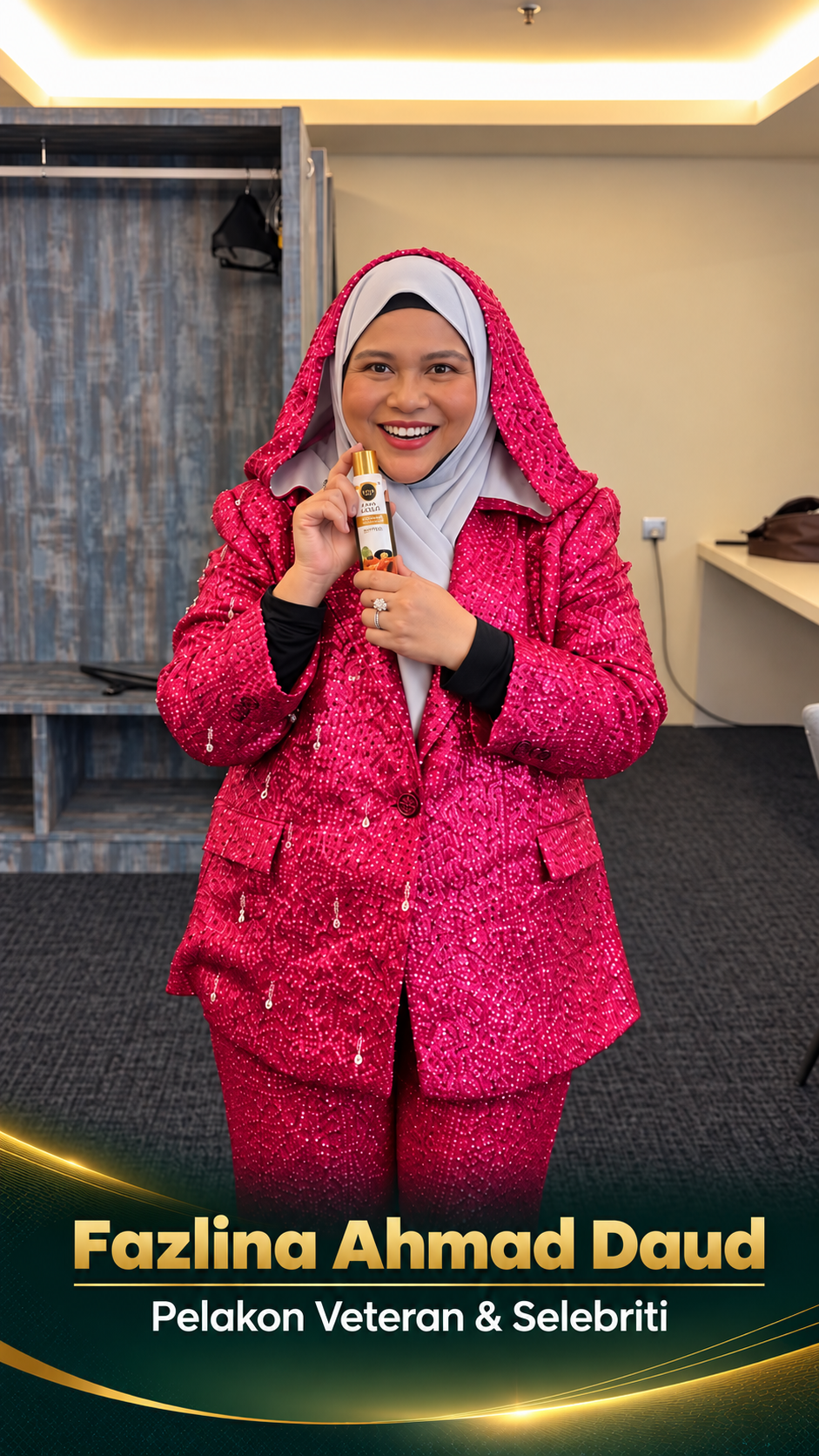 Fazlina Ahmad Daud bersama Jus Arabic Gold
